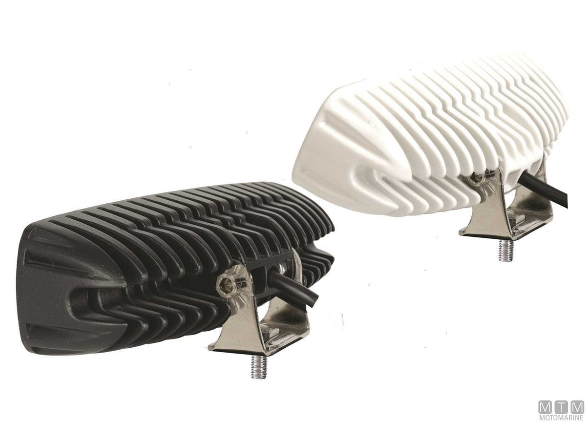 LED deck light white 160x46 mm - original photo Motomarine Srl