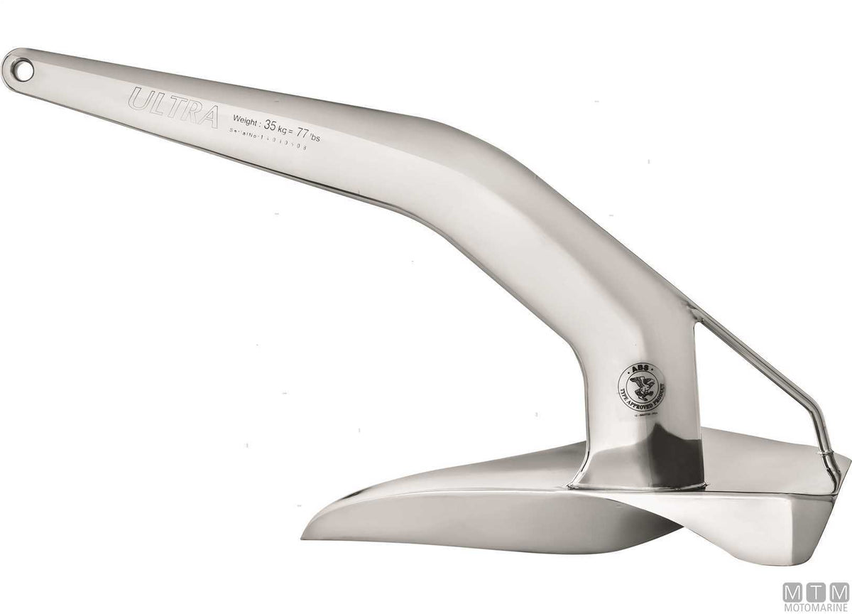 Ultra Marine anchor 12 kg stainless steel 316 - original photo Motomarine Srl