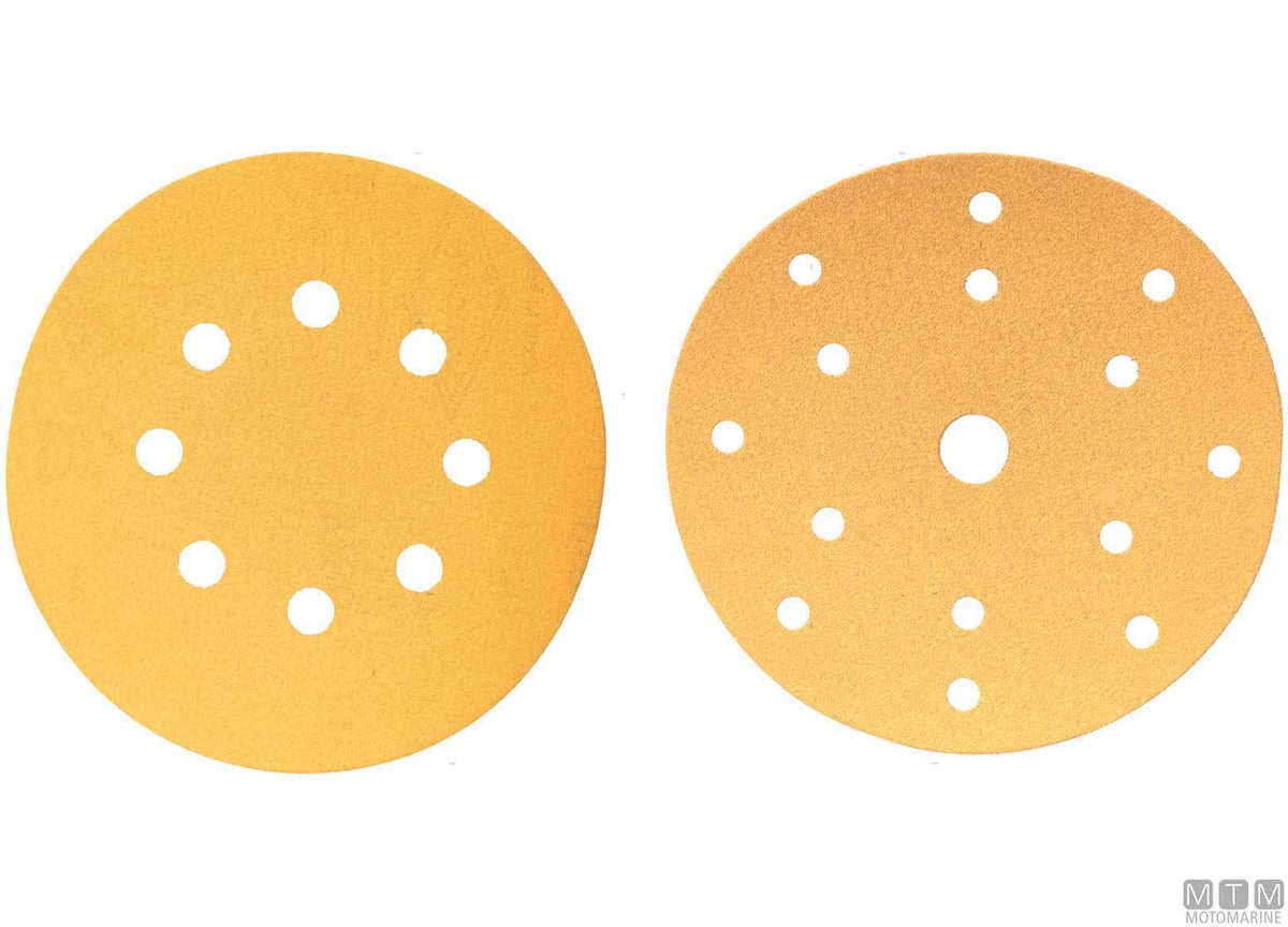 Hook-and-loop abrasive disc SCS P150 150 mm - original photo Motomarine Srl