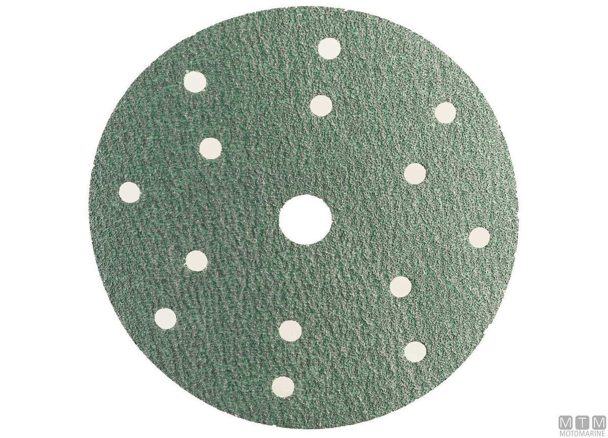 Hook-and-loop abrasive disc GFZ P220 150 mm - original photo Motomarine Srl