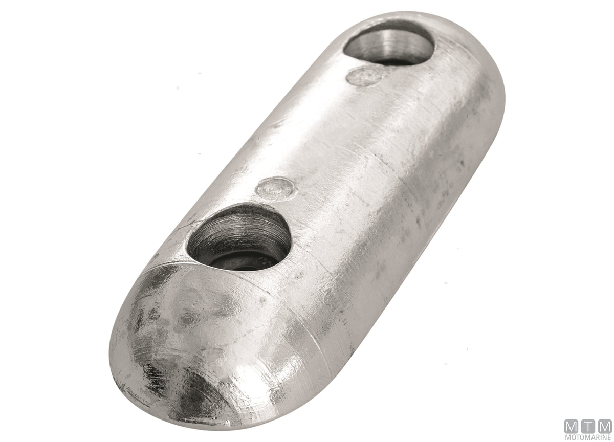 Plate anode Hydromarine 1 L115 mm zinc - original photo Motomarine Srl