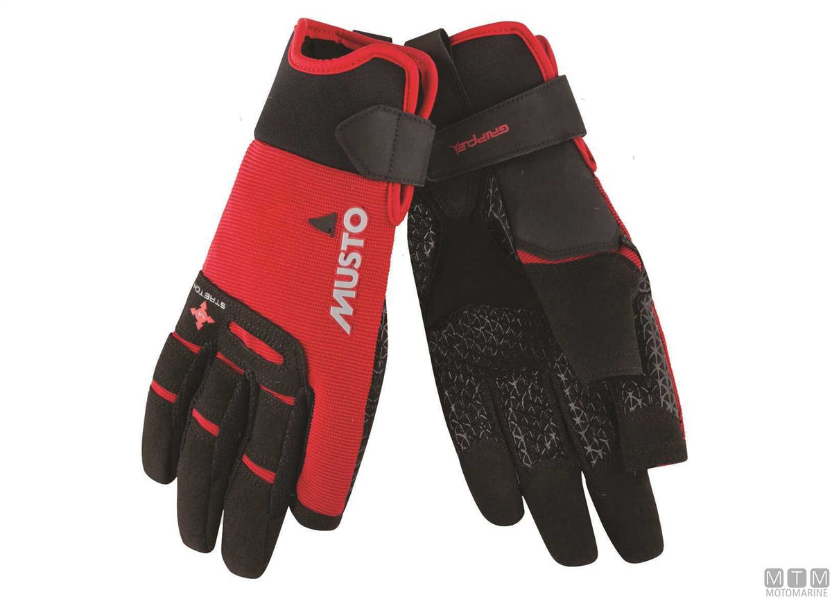 Musto Performance Winter Gloves 169 red M - original photo Motomarine Srl