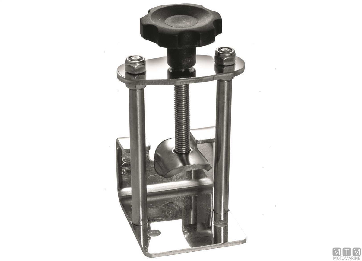 Anchor stop, stainless steel 316, for Uni tilting bow roller - original photo Motomarine Srl