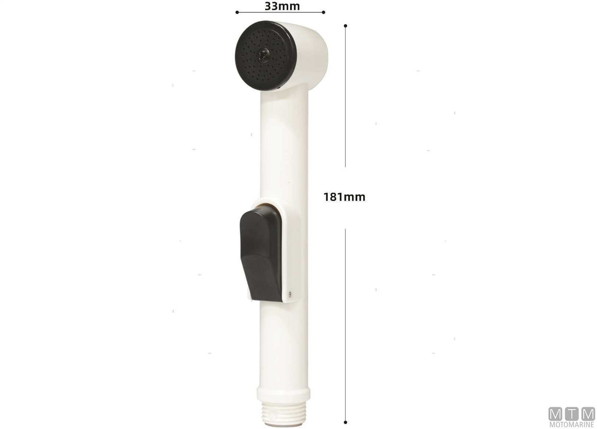 Pippo shower head ABS white - original photo Motomarine Srl