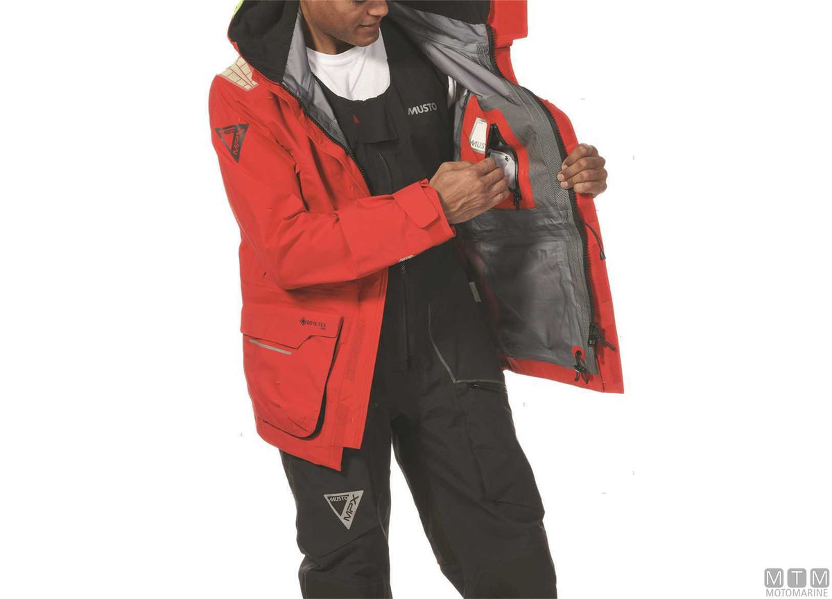 Musto MPX GTX Pro Offshore 2.0 Jacket 169 Red XL - original photo Motomarine Srl