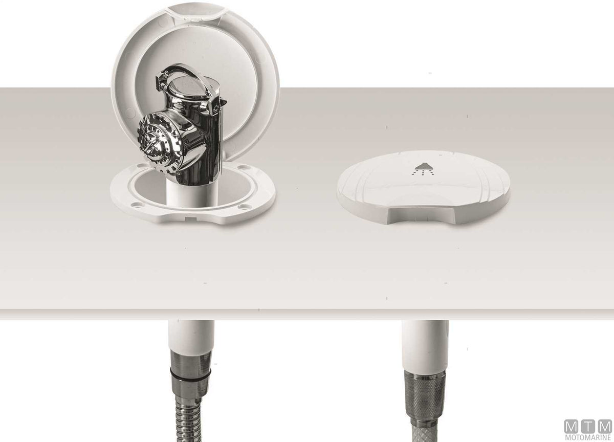 Shower kit Mona - chrome box - original photo Motomarine Srl