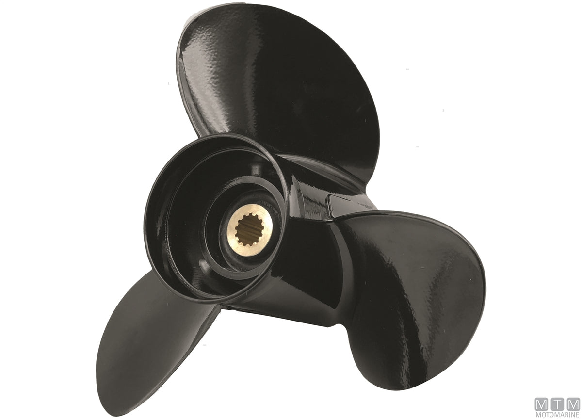 Alice propeller for Suzuki 3-blade aluminium 13 5/8x13 - original photo Motomarine Srl