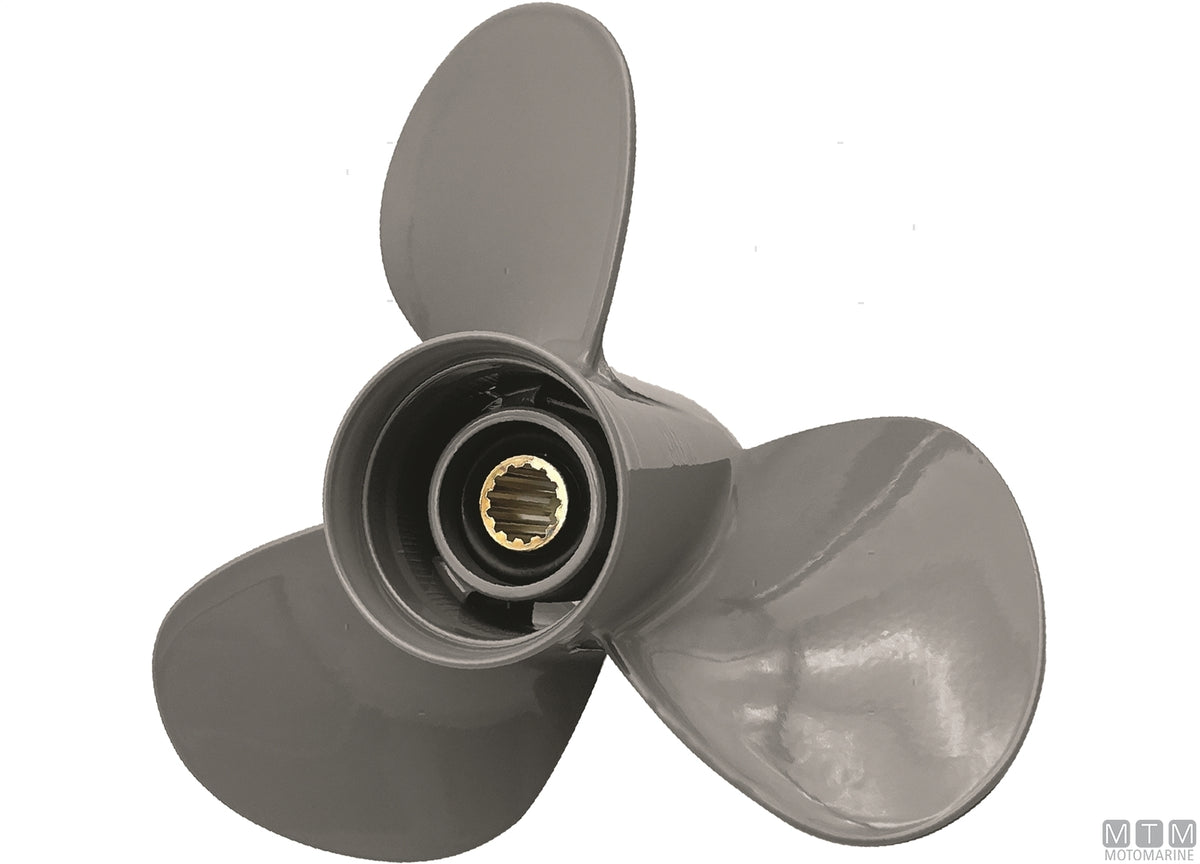 Alice propeller for Honda 3 blades aluminium 11 3/4x10 - original photo Motomarine Srl