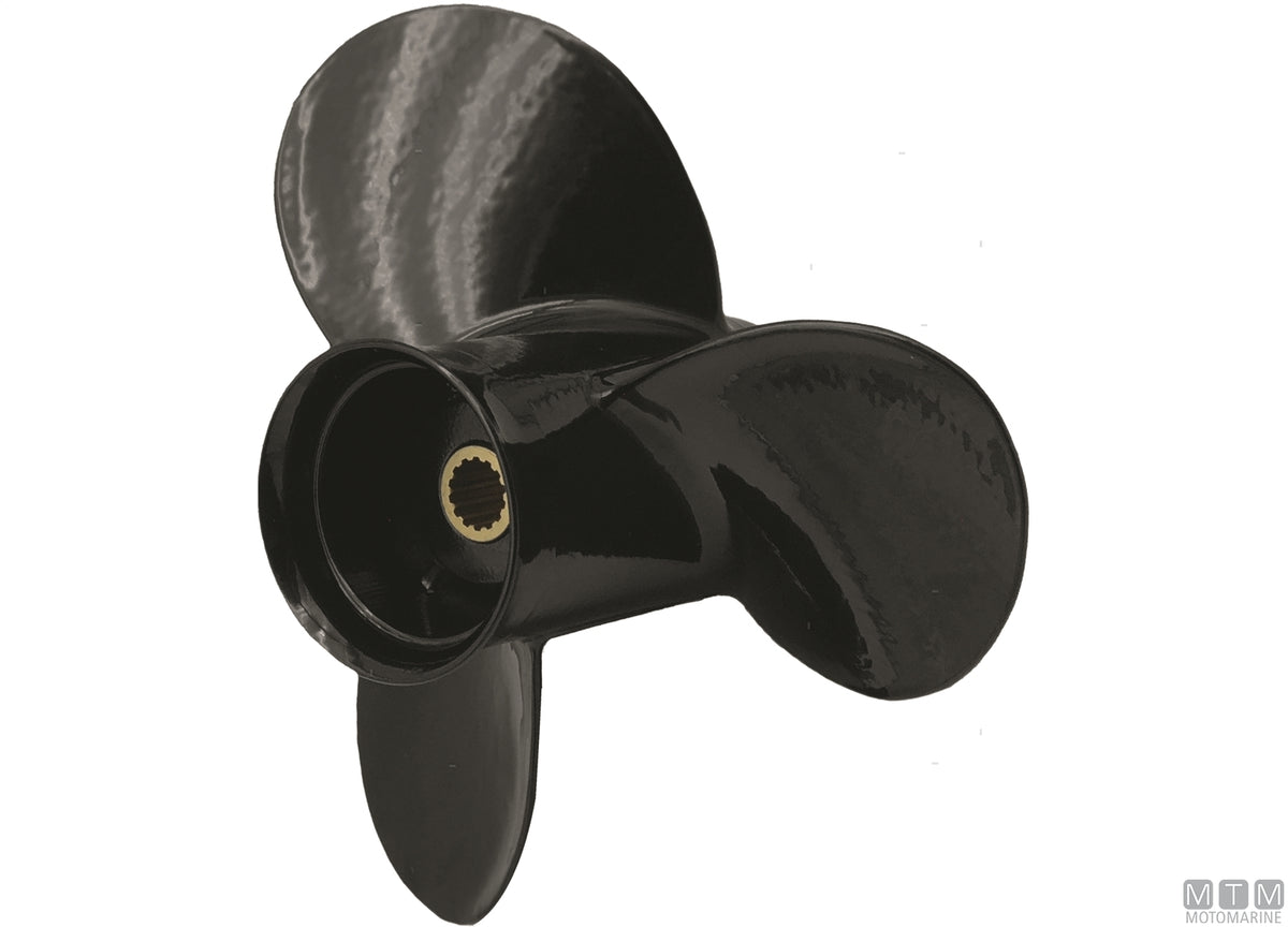 Alice propeller for Tohatsu 3 blades aluminum 9 1/4x8 - original photo Motomarine Srl