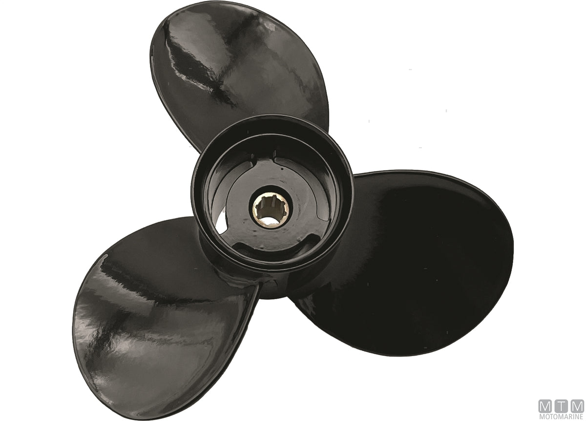 Alice propeller for Mercury 3 blades aluminium 9 1/4x10 - original photo Motomarine Srl