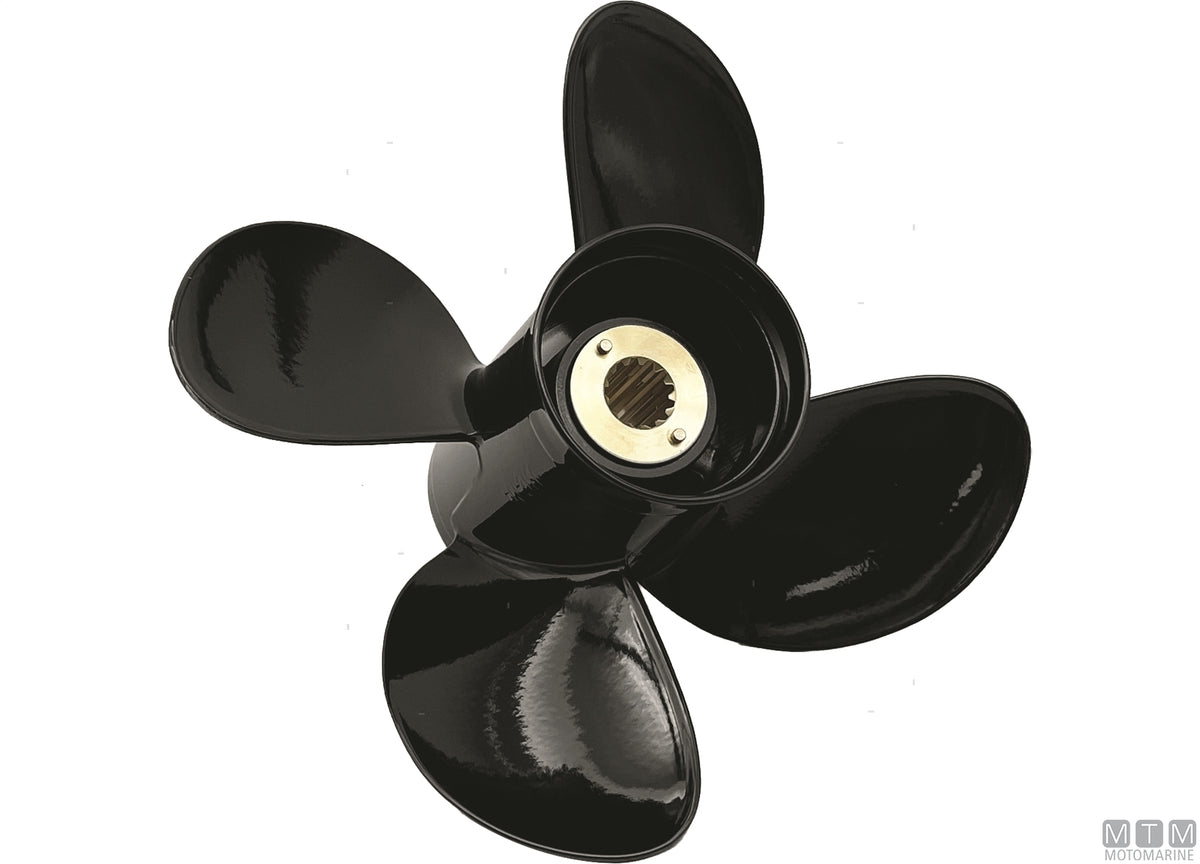 Alice propeller for Mercury 4 blades aluminum 10x7 - original photo Motomarine Srl