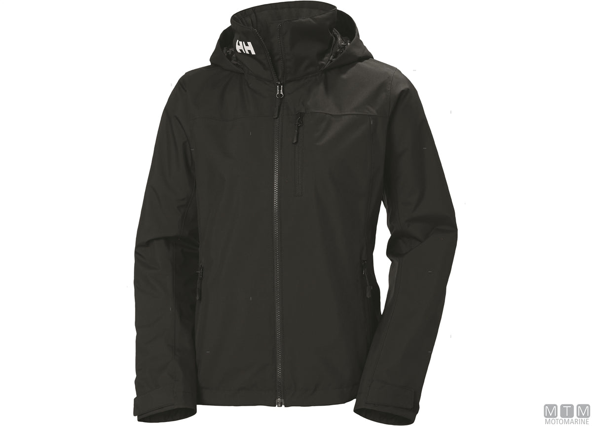 H/H Crew Midlayer 2.0 hooded jacket women's 597 navy blue L - original photo Motomarine Srl