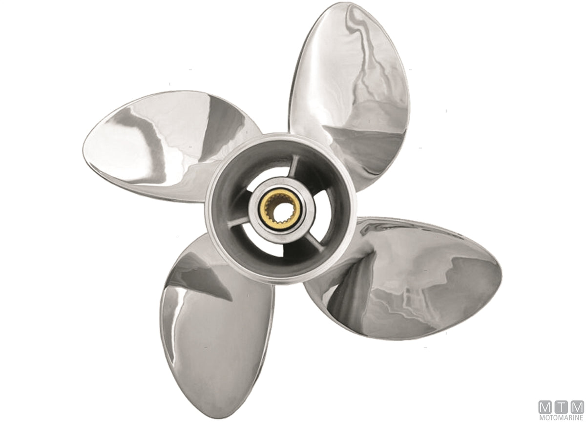 Alice propeller 3-blade stainless steel 14 3/4X19 for Volvo Penta - original photo Motomarine Srl