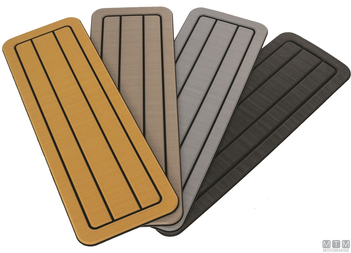 Self-adhesive EVA step cover 10x33 cm grey - original photo Motomarine Srl