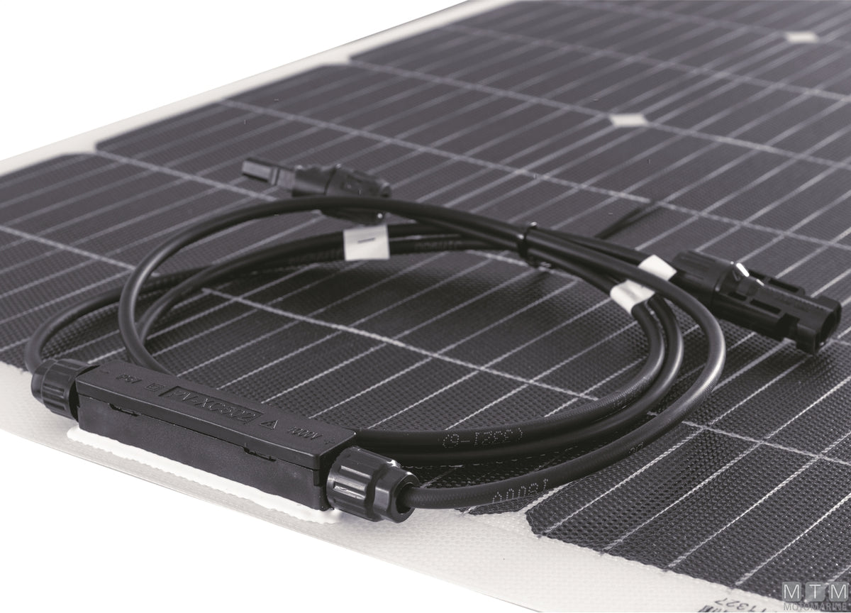 Semi-Flexible Mono ETFE Solar Panel 20 W 390x370 mm - original photo Motomarine Srl