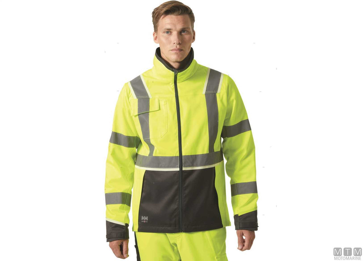 H/H WW UC-ME Jacket 369 hi-vis yellow S - original photo Motomarine Srl