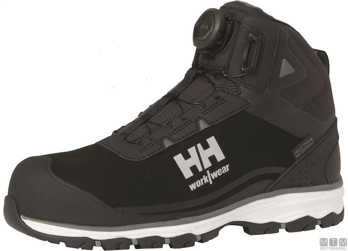 Boa H/H WW Chelsea Mid 930 black safety shoes 45 - original photo Motomarine Srl