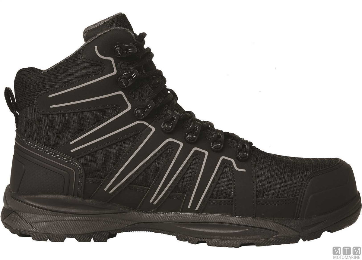H/H WW Manchester Mid 930 black safety shoes 44 - original photo Motomarine Srl