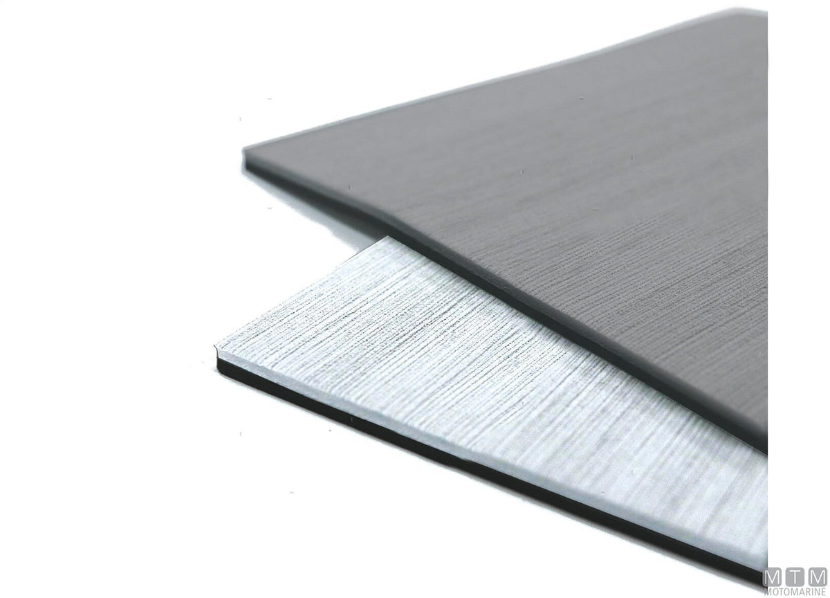Smooth self-adhesive EVA covering 100x50 cm grey - original photo Motomarine Srl