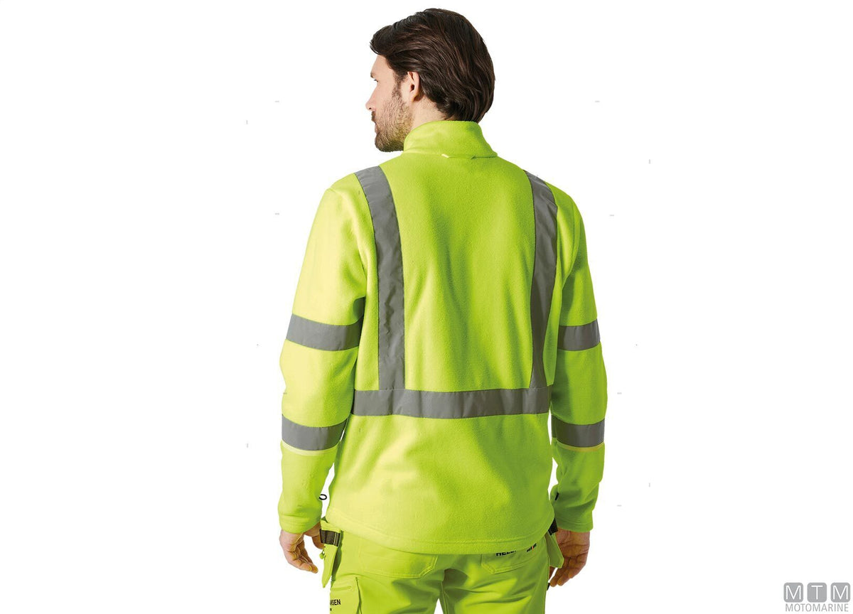 H/H WW UC-ME Fleece Jacket 360 hi-vis yellow 3XL - original photo Motomarine Srl