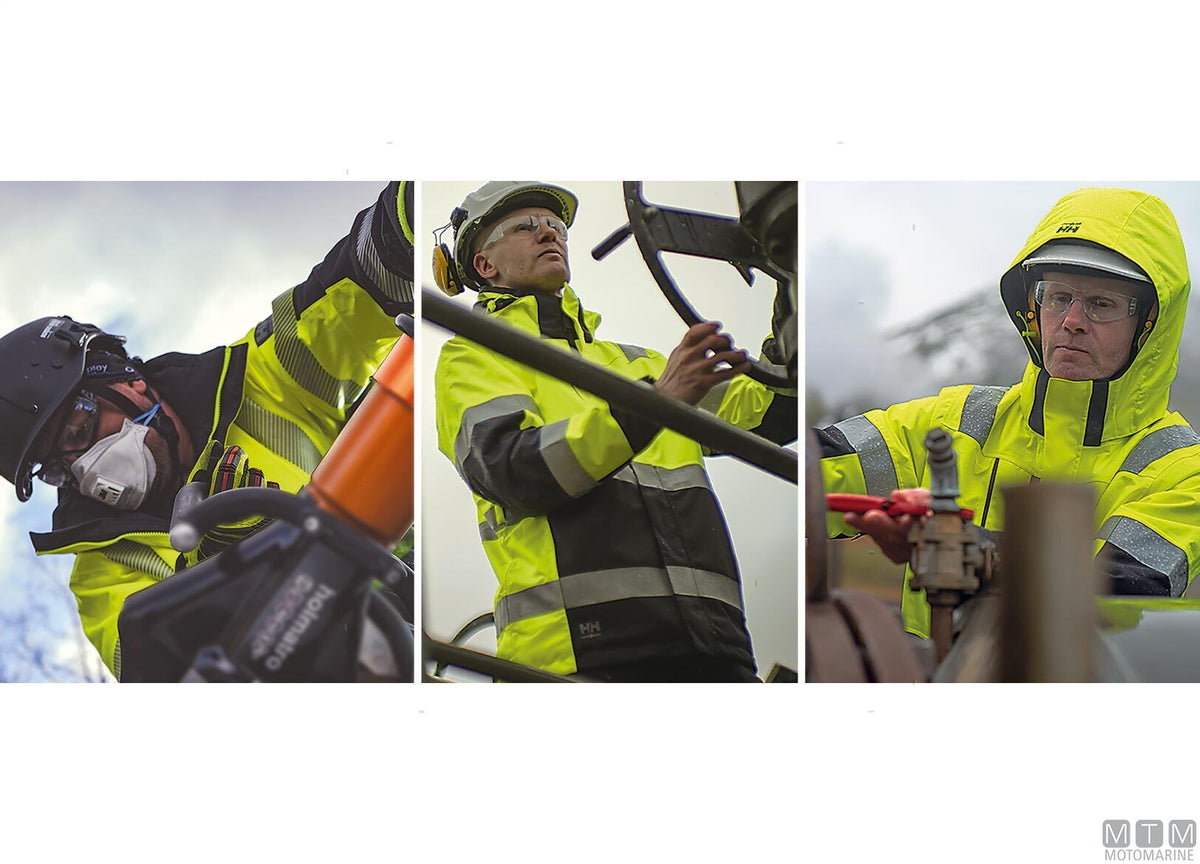 H/H WW UC-ME Winter Jacket 369 hi-vis yellow M - original photo Motomarine Srl