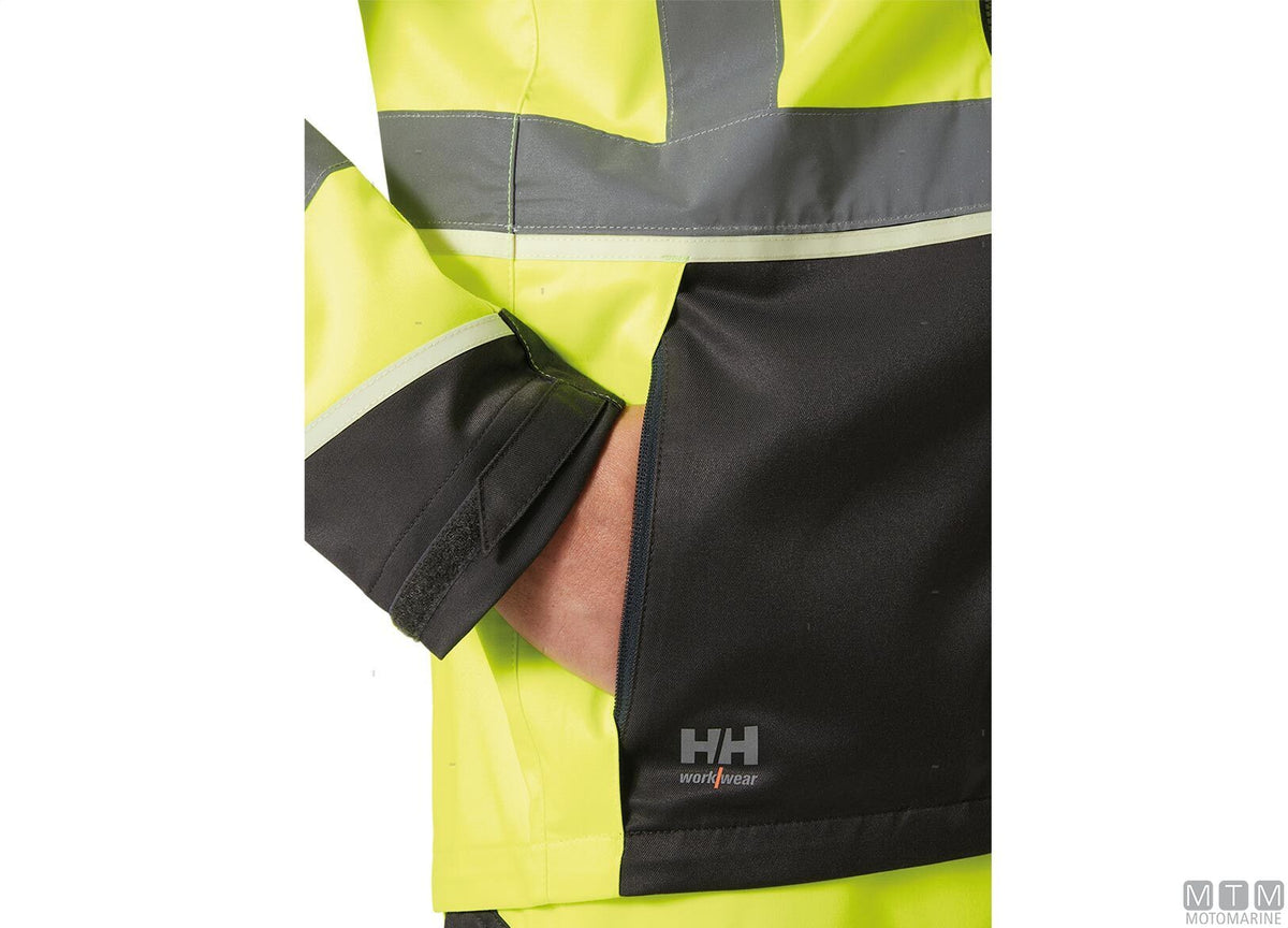 H/H WW UC-ME Jacket 369 hi-vis yellow L - original photo Motomarine Srl