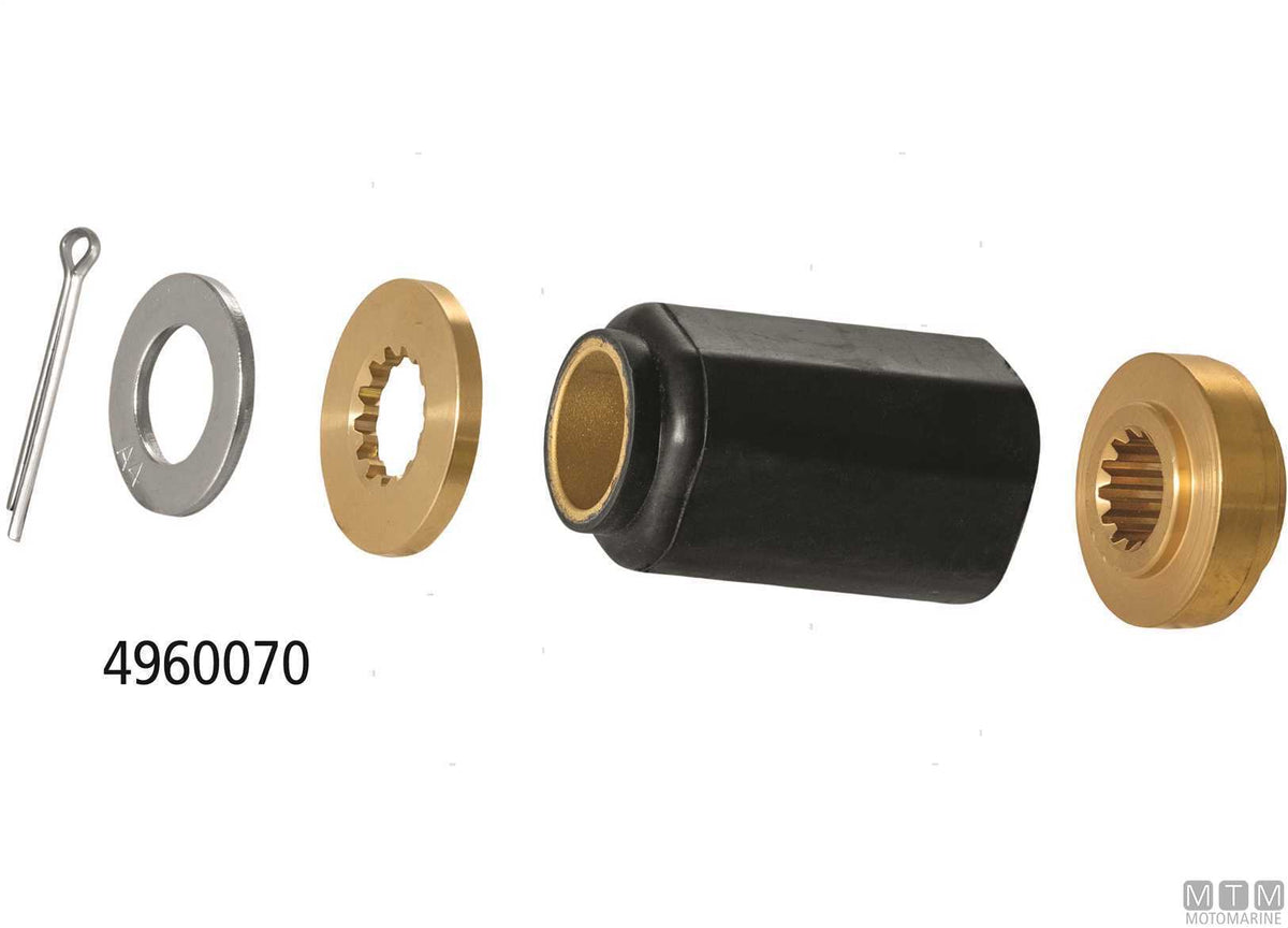 Rubber hub kit F12-13 teeth Yamaha - original photo Motomarine Srl
