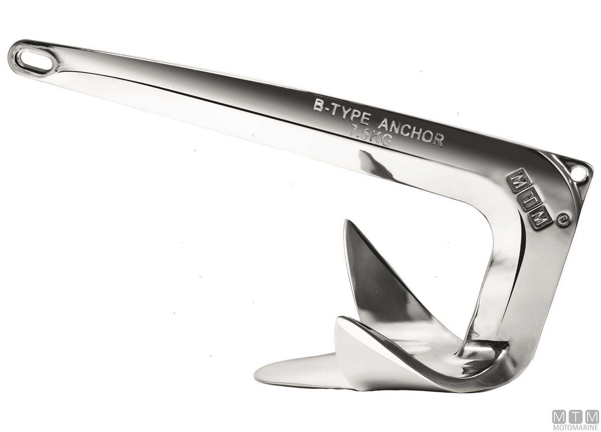 Bruce MTM anchor 5 kg stainless steel 316 - original photo Motomarine Srl