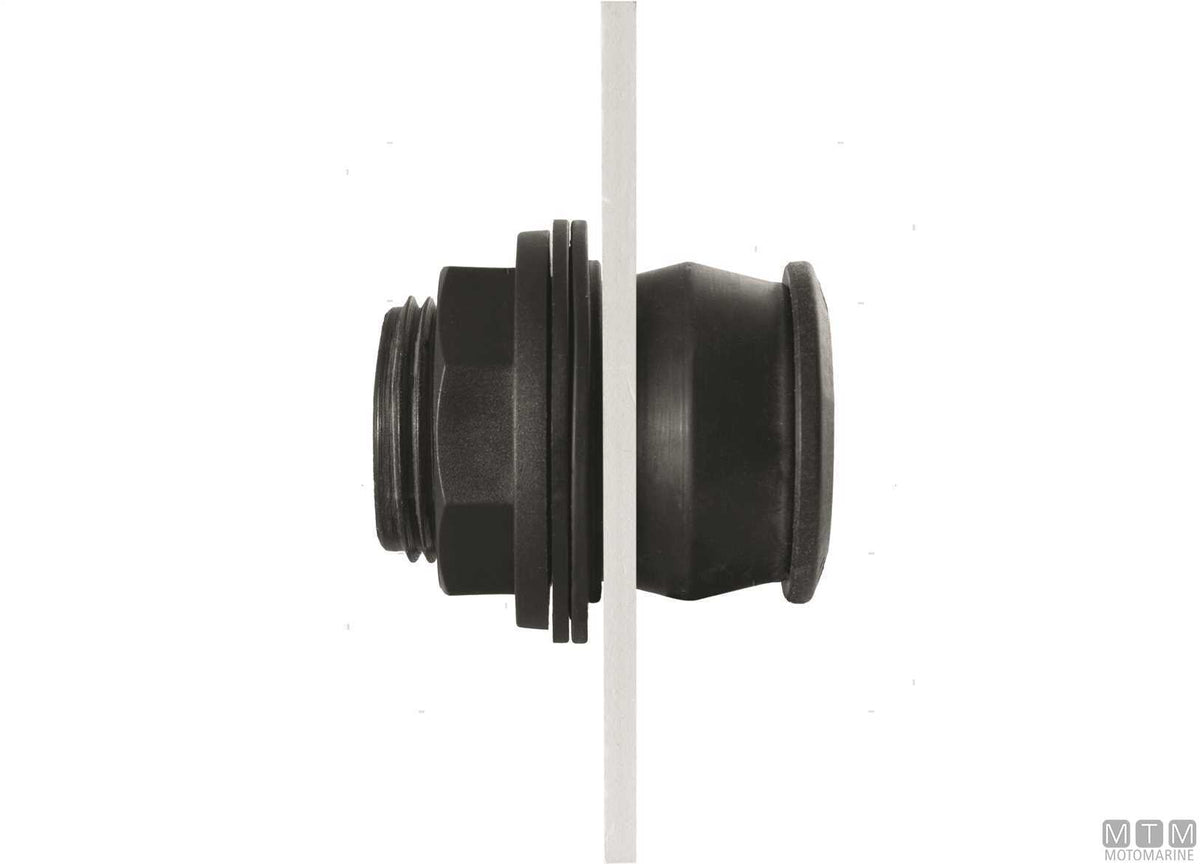 BD Fast fitting for water tanks 1"1/2 polypropylene - original photo Motomarine Srl