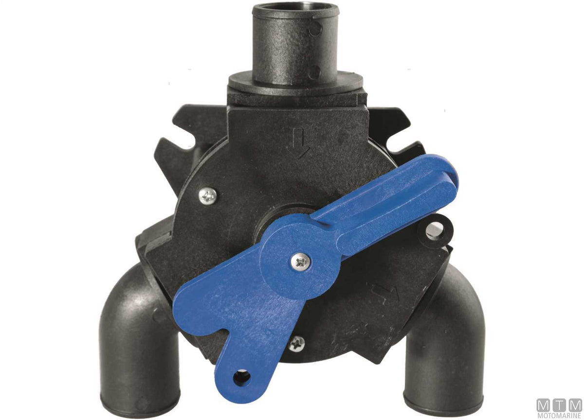 Ocean J 3-way discharge valve - original photo Motomarine Srl