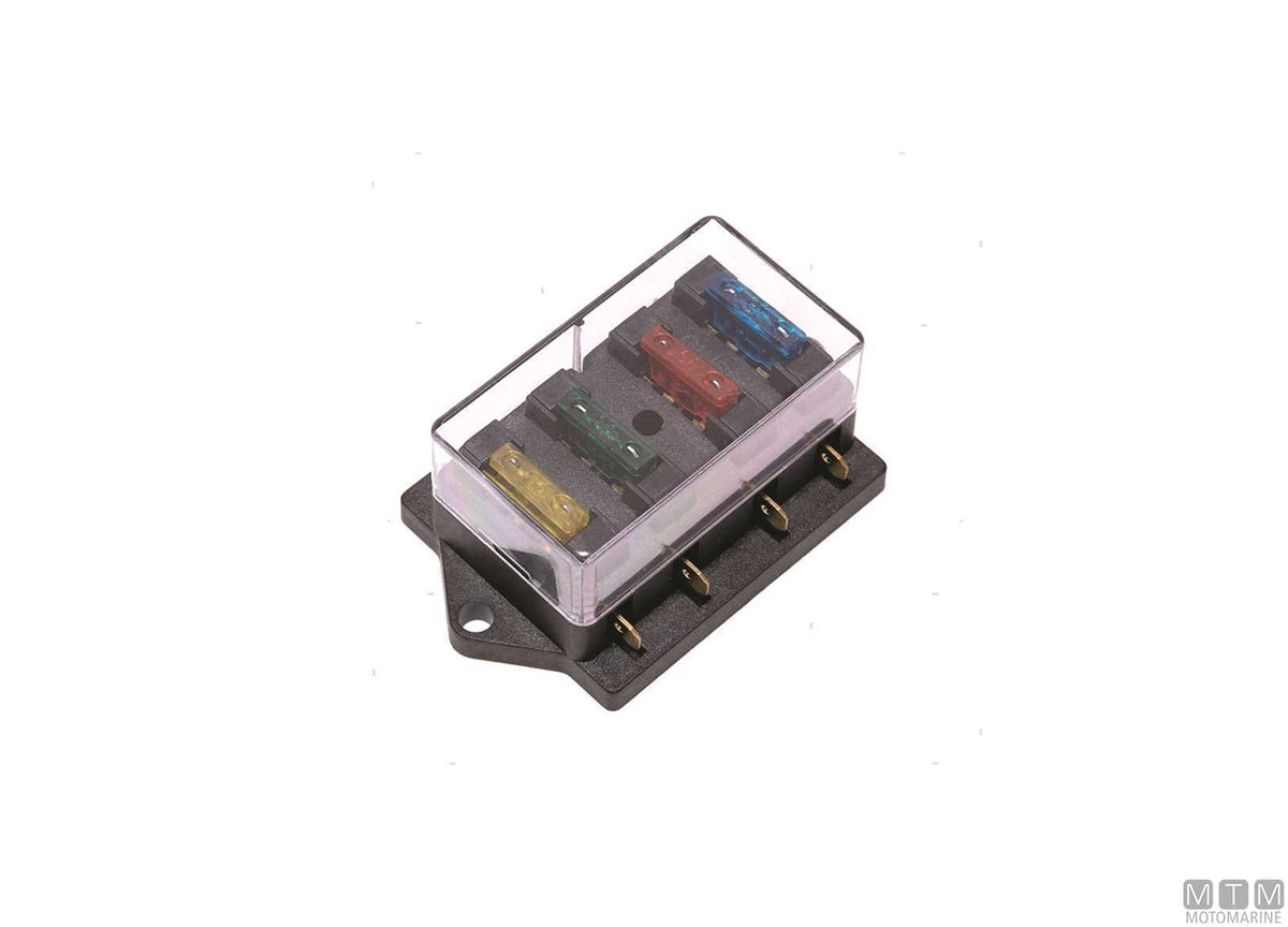 Fuse box UNIVAL 4-position - original photo Motomarine Srl