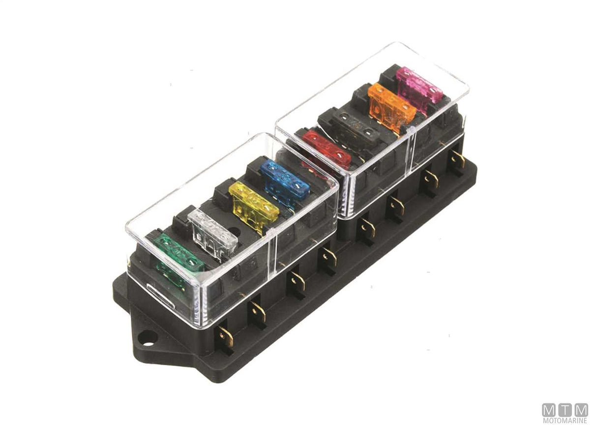Fuse box UNIVAL 4-position - original photo Motomarine Srl