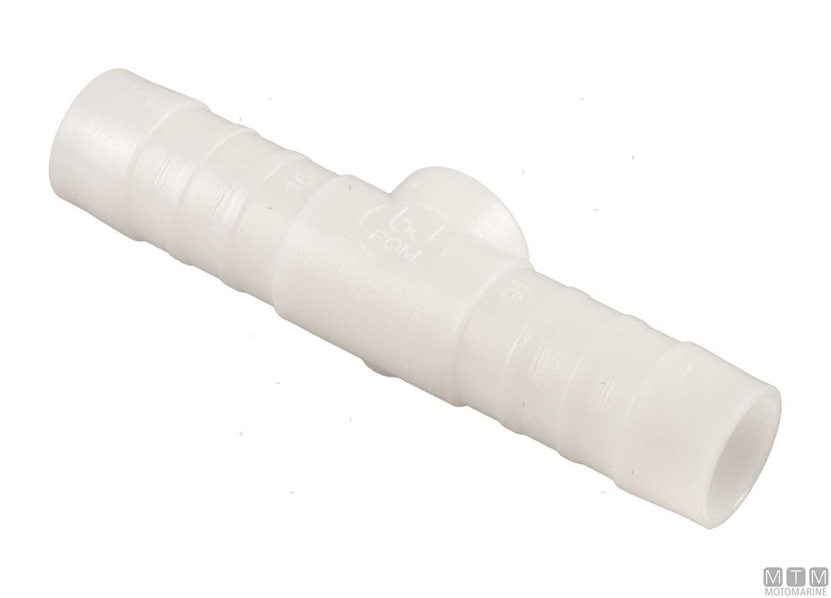 In-line connector Ø16 mm POM resin - original photo Motomarine Srl