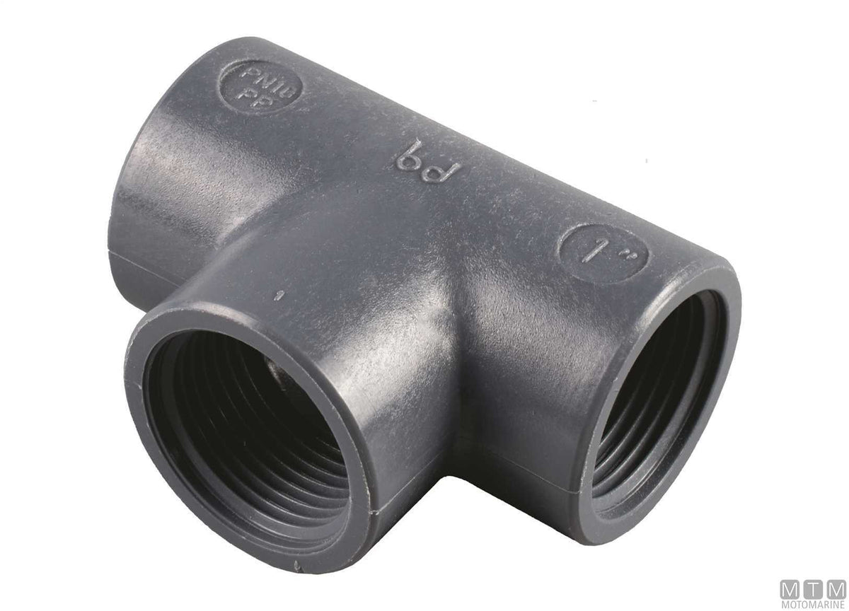 T-fitting 2" reinforced polypropylene FV - original photo Motomarine Srl