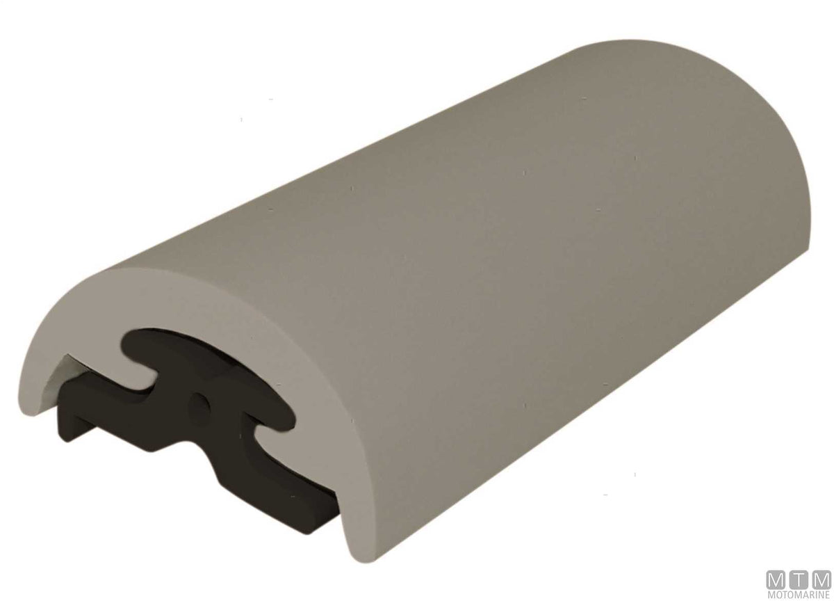 End cap for Radial profiles H52-65 mm black - original photo Motomarine Srl