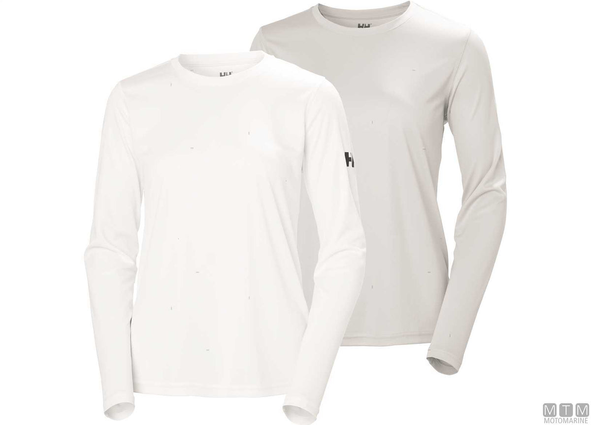 H/H Tech Crew 2.0 women's shirt 001 white XS - original photo Motomarine Srl