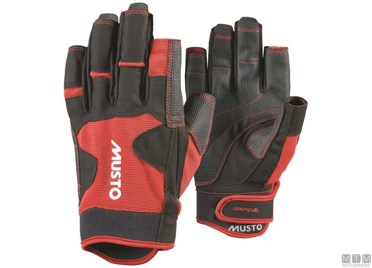 Musto Performance 2.0 Full Finger Gloves 169 Red S - original photo Motomarine Srl