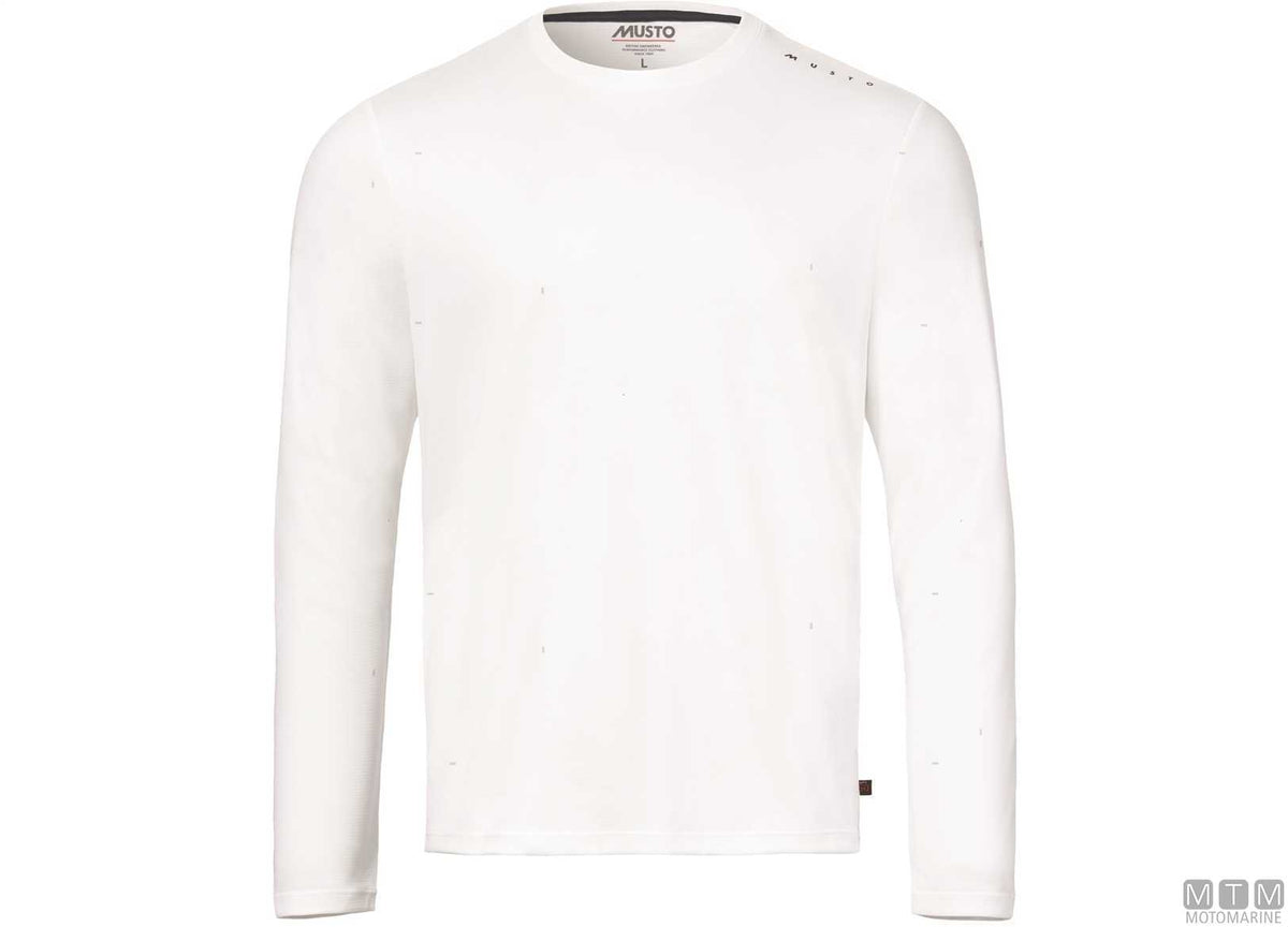 Shirt Musto Crew Sunblock 002 White 2XL - original photo Motomarine Srl