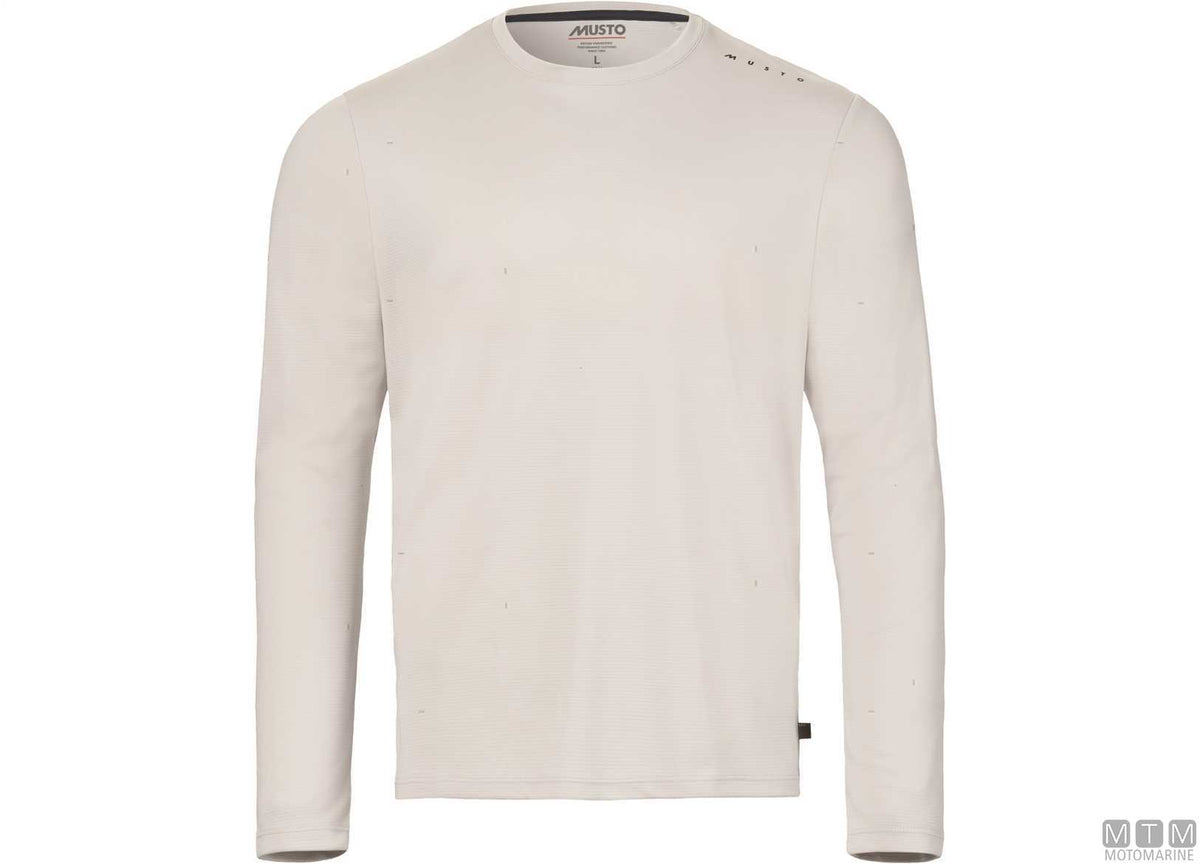 Shirt Musto Crew Sunblock 002 White S - original photo Motomarine Srl