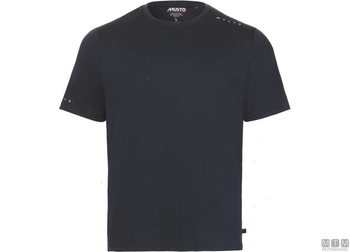 Musto Crew Sunblock T-shirt 813 platinum M - original photo Motomarine Srl