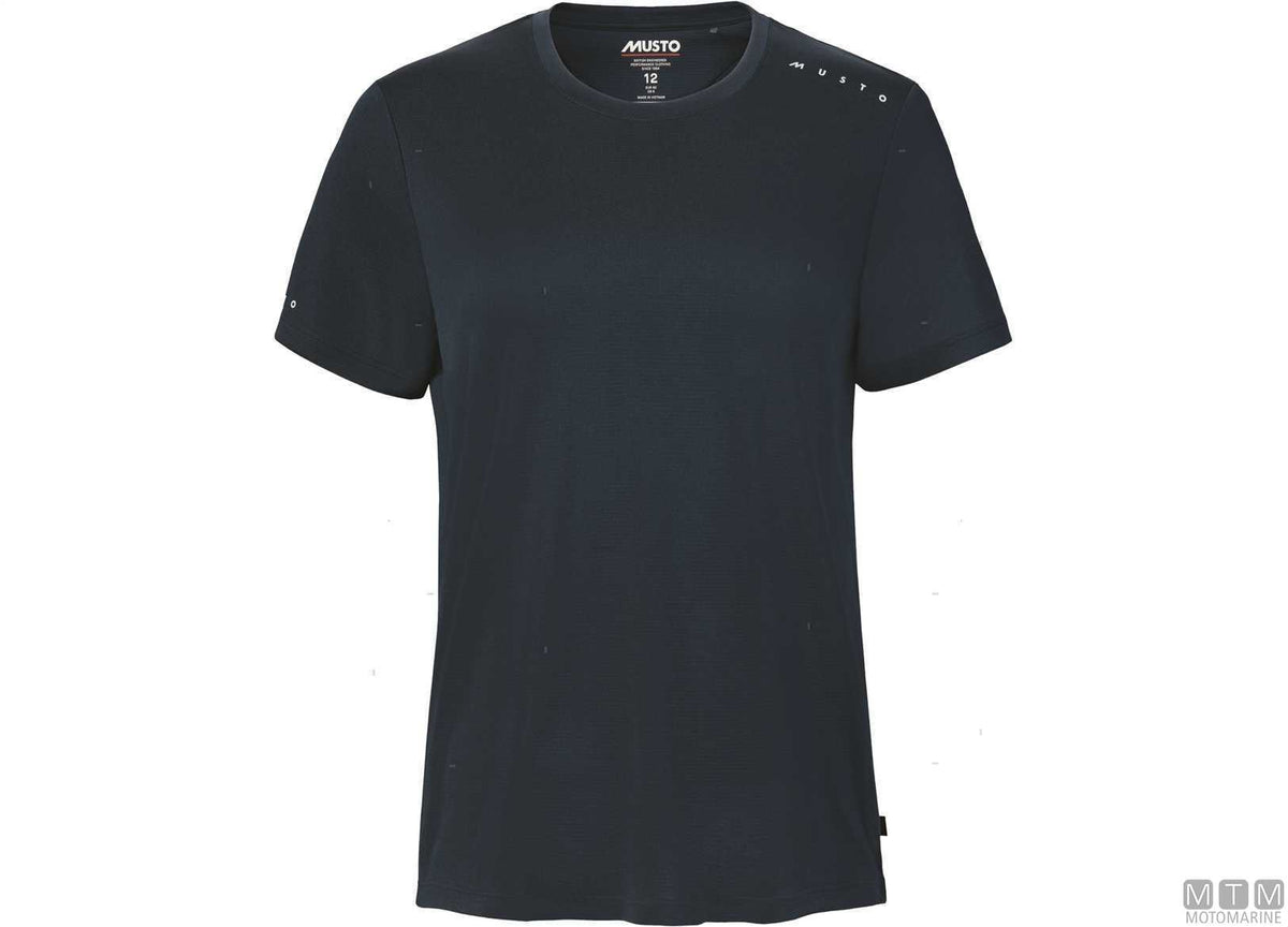 Musto Crew Sunblock Women's T-shirt 597 navy blue L - original photo Motomarine Srl