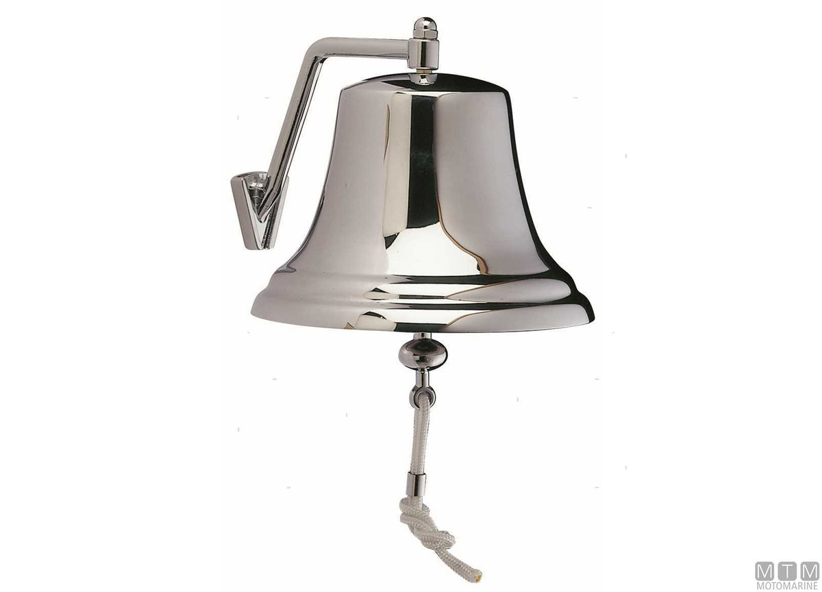 R.I.NA. Certified Bell Ø300 mm in Polished Brass - original photo Motomarine Srl