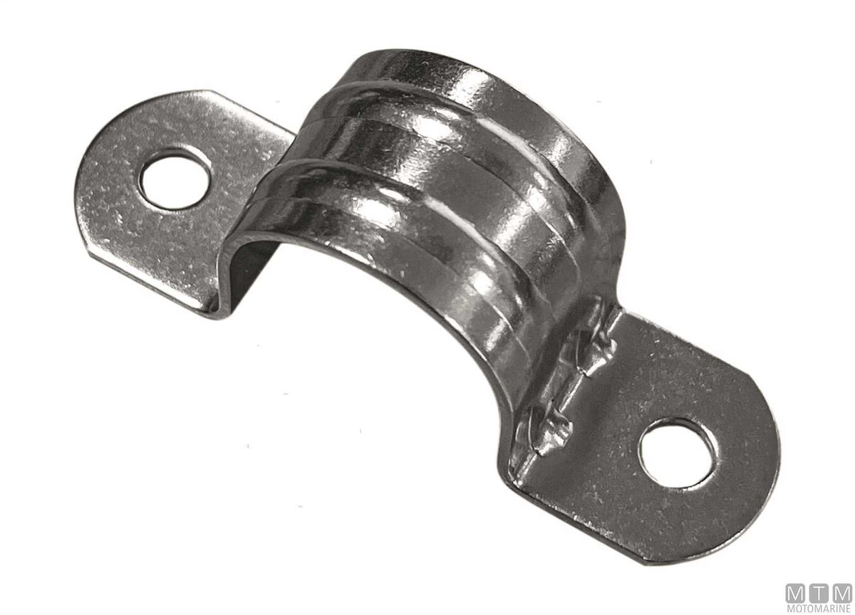Wide bridge fitting Ø25 mm stainless steel 316 - original photo Motomarine Srl