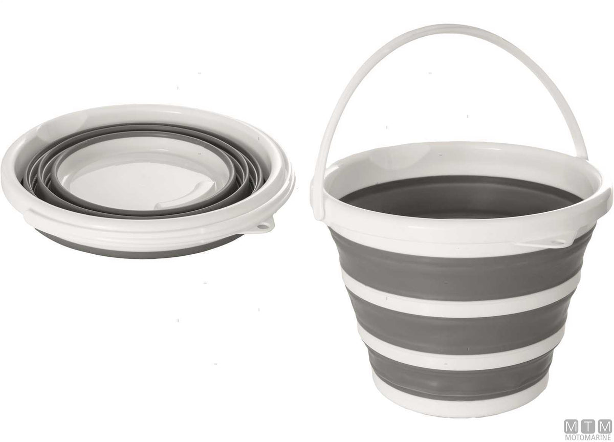 Dish-Up collapsible bucket 10 L - original photo Motomarine Srl