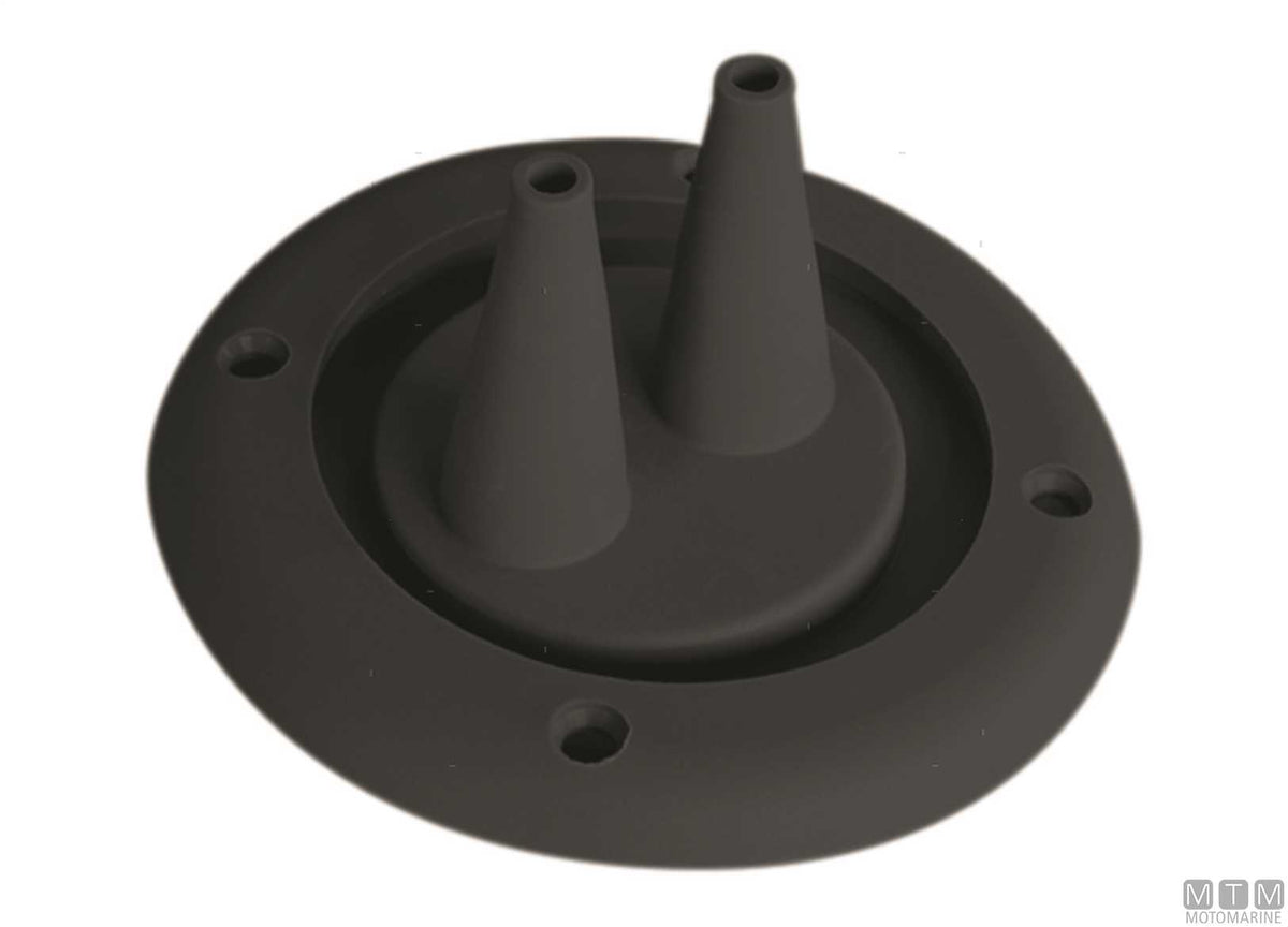 Bulkhead fitting cover M2 grey Ø102 mm - original photo Motomarine Srl
