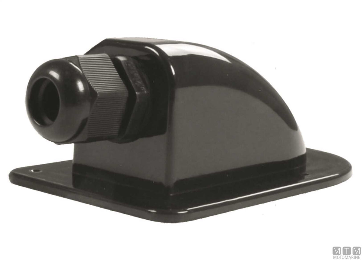 Double top mount fairlead black - original photo Motomarine Srl