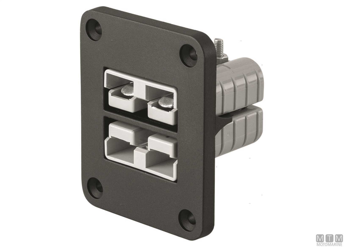 Panel with Anderson Socket 58x40 mm - original photo Motomarine Srl
