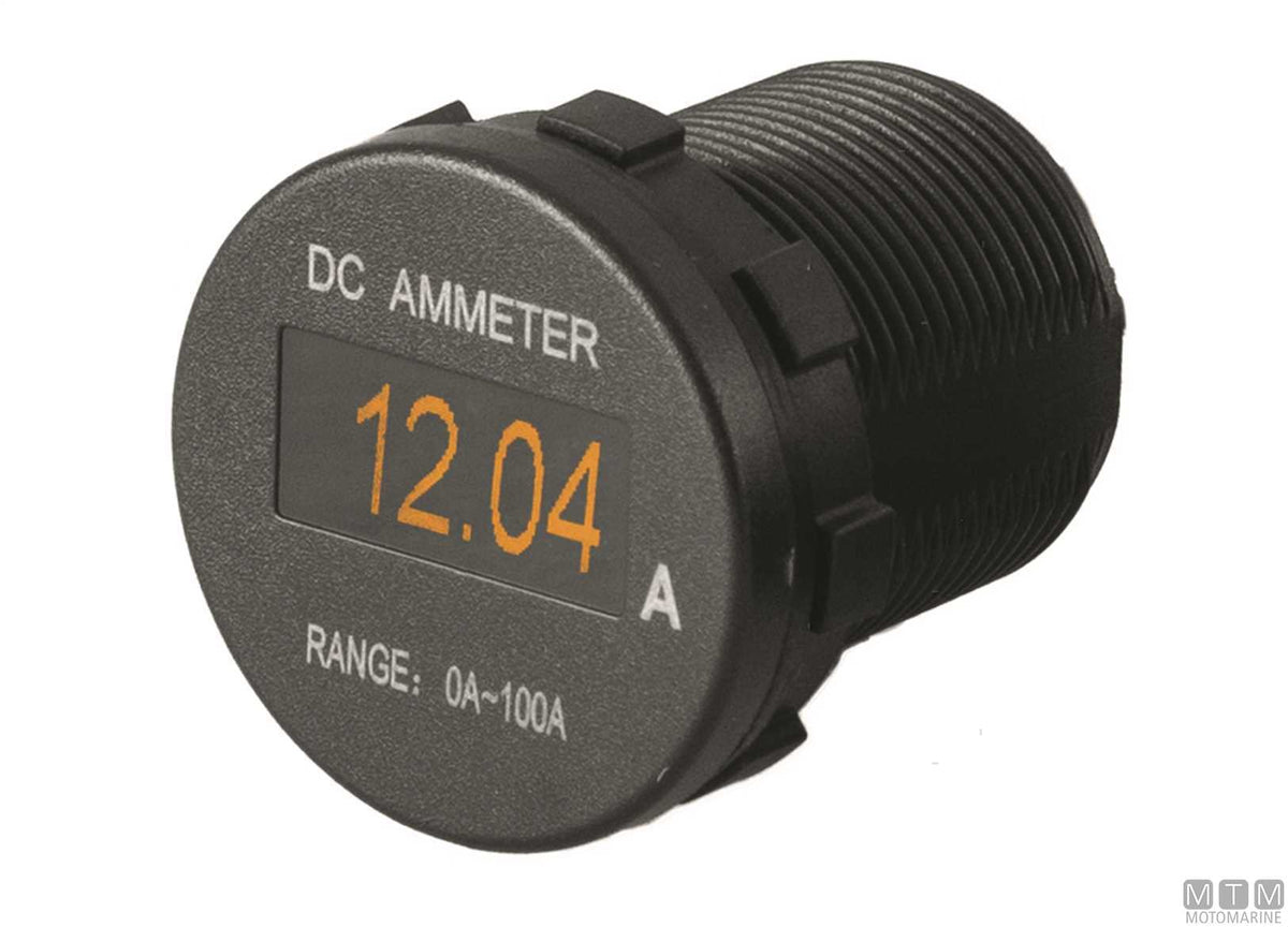 OLED Socket display, ammeter - original photo Motomarine Srl