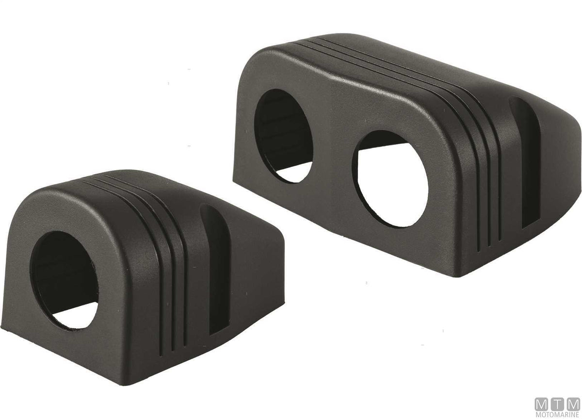 Top-mount socket panel frame, 2 positions - original photo Motomarine Srl