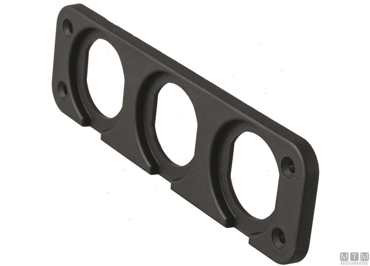 Socket panel frame, 2 positions - original photo Motomarine Srl